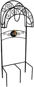 Liberty Garden 640 Carrington Decorative Metal Hose Stand w/Bib, Black by LibertyGardenProducts