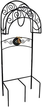 Liberty Garden 640 Carrington Decorative Metal Hose Stand w/Bib, Black by LibertyGardenProducts