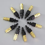 Copper Atomizer with 1/4 Inch Barb Adjustable Misting Spray Nozzle Brass Fog Sprinklers Gardening - Image 2
