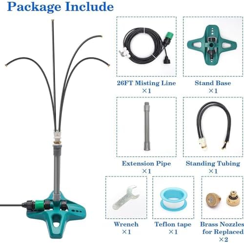 Outdoor Misters for Patio Cooling Garden Misting Device - Image 7