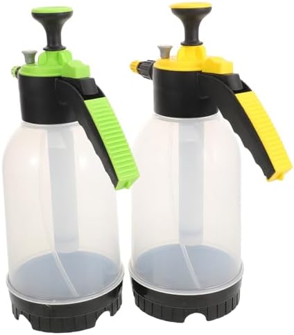 2pcs Automatic Lock Welding Watering Can Capacity Misting Spray Bottle Plant Watering Bottle Squeeze for Boys and Girls Versatile Use by OFFSCH