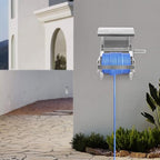 Garden Hose Reel, Stainless Steel Metal Heavy Duty Hose Reel with Handle, Wall/Floor Mounted Stainless Hose Reel Retractable with Crank, 164-Feet 0.63" Hose Holder Wall Mount for Outdoor Watering - Image 3