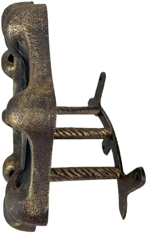 Zeckos Garden Hose Holder Faucet Spigot 11 Inch Cast Iron Bronze - Image 3