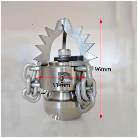 G1/2 G3/8 Rotating Chain Cutter Nozzle for Sewer Jetter Cleaning - Image 3