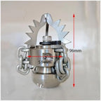 G1/2 G3/8 Rotating Chain Cutter Nozzle for Sewer Jetter Cleaning - Image 3