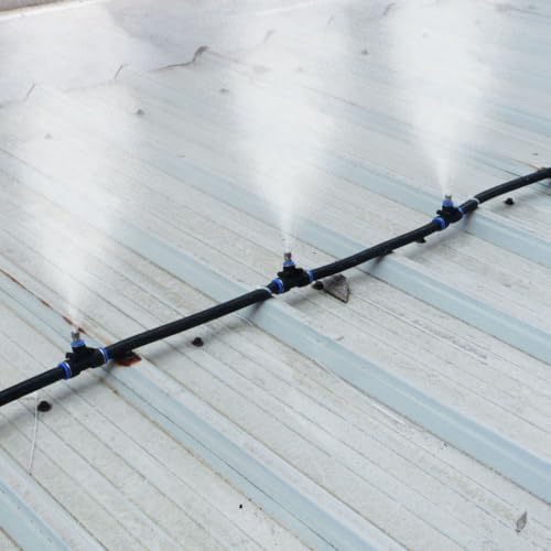 Cooling Mist System for Livestock with High Pressure Hose & Brass Spray Nozzles, Irrigation Kit for Animal Cooling and Ventilation, 10m Length - Image 7