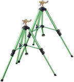 VEVOR Impact Sprinkler on Tripod Base, 2 Packs, Heavy Duty Tripod Sprinklers with Brass Head & 3/4" NH Connector, 360 Degree Large Area Irrigation Sprinkler, Adjustable Heights for Yard - Image 4