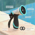 QUOBAS Metal Garden Hose Nozzle, Heavy Duty Water Hose Sprayer, Leak Proof - Image 3