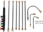 Jiawu Pressure Washer Extension Wand Kit with Versatile Nozzles for Deep Cleaning High Areas in Eaves and, Metal, 20pcs - Image 6