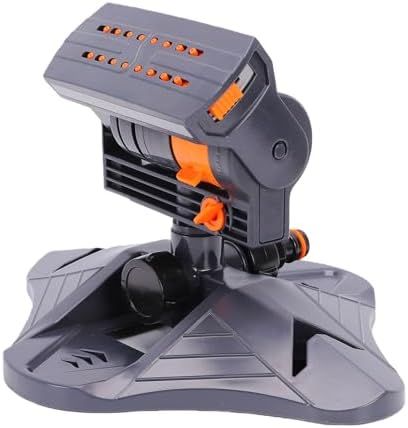 LiebeWH Automatic Lawn Sprinkler, ABS Garden Sprinkler with 16 Nozzles, 360 by LiebeWH