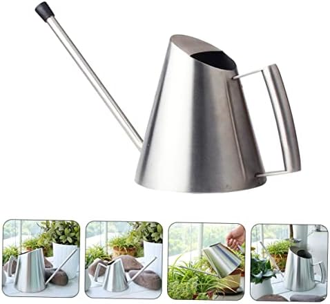Stainless Watering Can 400ml for Home Garden Plants and Flowers - Image 4