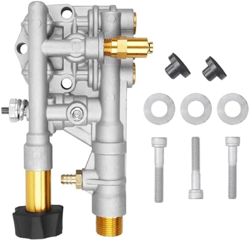 7108366 Pressure Washer Pump Manifold Replacement Kit for 510020 and 520006 Axial Cam Pressure Washer Pumps by Gledewen