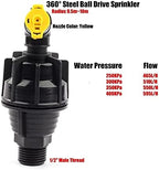 1/2'' Male Thread Long Distance Sprinkler High 360 Degree Rotating Sprayer Agriculture Garden Irrigation Nozzle - Image 4