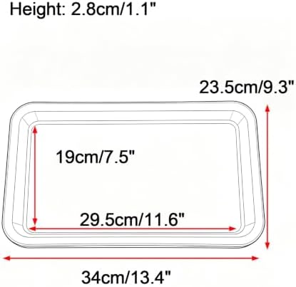 Durable Rectangular Resin Potted Plant Trays, Planter Water Tray - Image 2