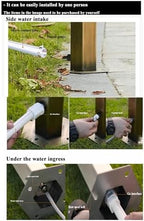 Freestanding Garden Water Fountain, 304 Stainless Steel Hose Stand with Copper Faucet, Vertical Hydrant Post for Patio, Yard, Deck Irrigation & Outdoor Washing Solutions - Image 7