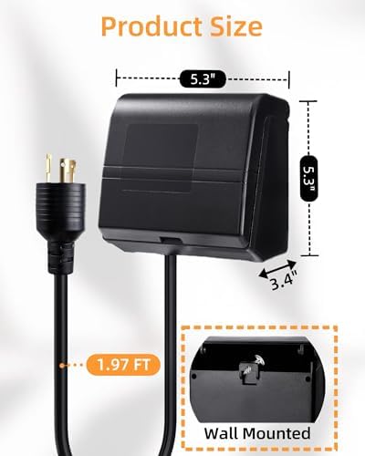 Digital Pool Pump Timer,Twist-Lock NEMA L5-20R - Image 6