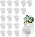 3" Self Watering Pots,20 Sets Self Watering Planter Pots for Indoor Plants with Water Level Indicator and Multiple Vents,Self Watering Planters,Self Watering Plant Pot for House Plants,Flowers,Herbs by TCBWFY