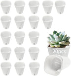 3" Self Watering Pots,20 Sets Self Watering Planter Pots for Indoor Plants with Water Level Indicator and Multiple Vents,Self Watering Planters,Self Watering Plant Pot for House Plants,Flowers,Herbs by TCBWFY