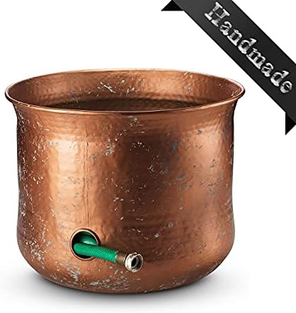 Garden Hose Pot Holder | Water Hose Container Pot For Outside or Indoor Use | Expandable Water Hose Hider Storage Organizer No Lid - Image 5