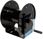 The Clean Garage Cox Custom High Pressure Hose Reel Black | Hand Crank | Up To 100' Hose by Unknown