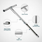 Varomorus Soil Sampler Probe 21" Stainless Steel Tubular T-Style Handle. - Image 3
