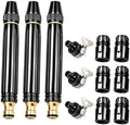 Home High Pressure Hose Nozzle Car Wash Water Gun, with 360°Adjustable 3-Mode Spray,Duty Metal Garden Hose Nozzle with Leak Proof Brass Connector for Car Wash, Lawn, Patio Cleaning(6pcs) by Unknown