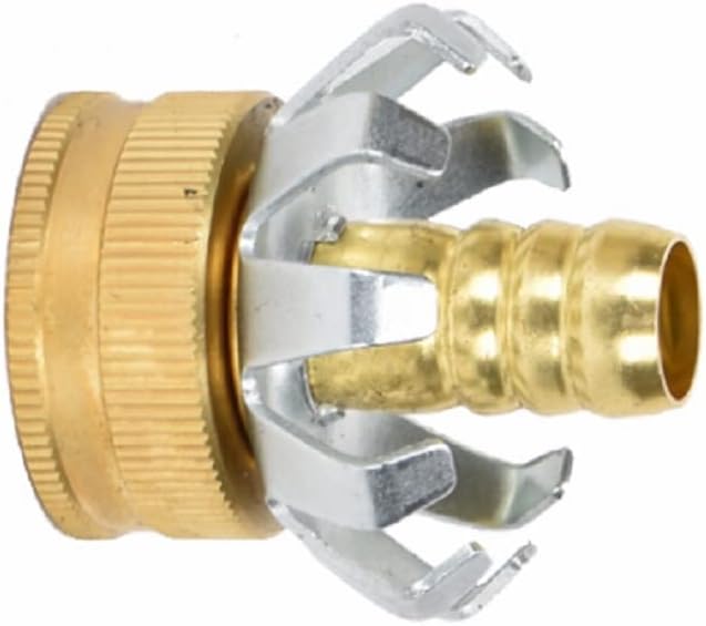 1/2" Brass Female Clincher Garden Hose End Repair Couplings (5) by Unknown