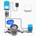 NSF Certified Pulse Meter + Shutoff Valve Kit, 1/2", FlowSmart Controller YS5006 Reads Meter Pulses, Real-Time Usage & Leak Detection, Auto Shutoff (D2D Offline), LoRa Long Range, Hub Included by YoLink