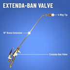 B&G Extenda-Ban Valve with 18" Brass Extension & 4-Way Tip - Image 3