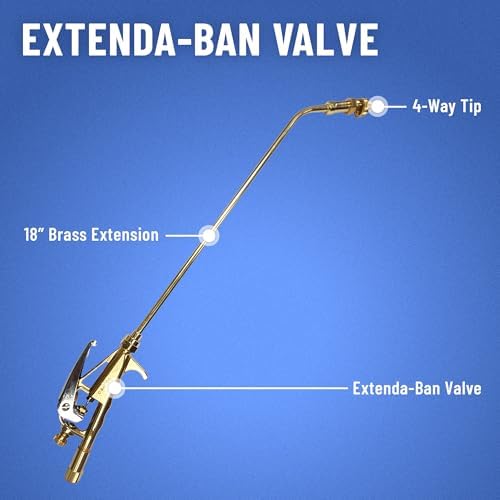 B&G Extenda-Ban Valve with 18" Brass Extension & 4-Way Tip - Image 3