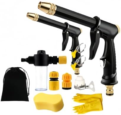 Jet Sweeper Nozzle Power Washer for Garden Hose, Ivy Ever Pressure Washer, 4-Mode Pressure Washer Wand for Patio Cleaning, Plant Watering, and Pet Washing (A3) by Unknown