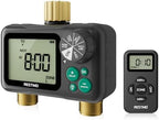 RESTMO Remote Control Brass Sprinkler Timer for Outdoor Hose Faucet 2 Zone by Restmo