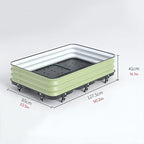 Patio Flower Plant Planter Box, Vegetables Planting Container, for Vegetable Planter Grops Garden Outdoor Patio(H41CM,85X127.5cm) - Image 2