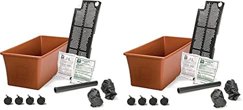 EarthBox Garden Kit,Terracotta (Pack of 2, Standard) by EarthBox