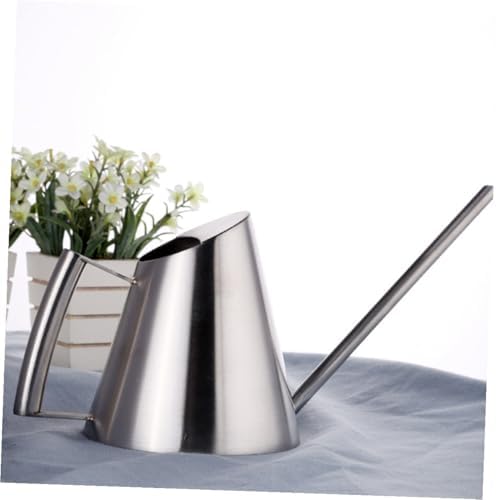 DOITOOL Stainless Steel Watering Can Large Capacity Metal Indoor Outdoor Gardening Pot with Long Spout Ergonomic Handle for House Plants Flowers - Image 5