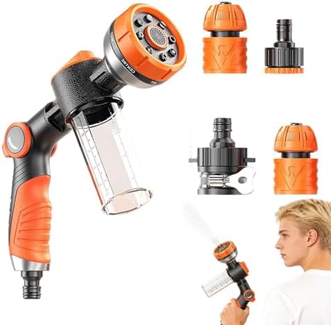 Car Wash Nozzle 8 Watering Patterns Equipment by Unknown