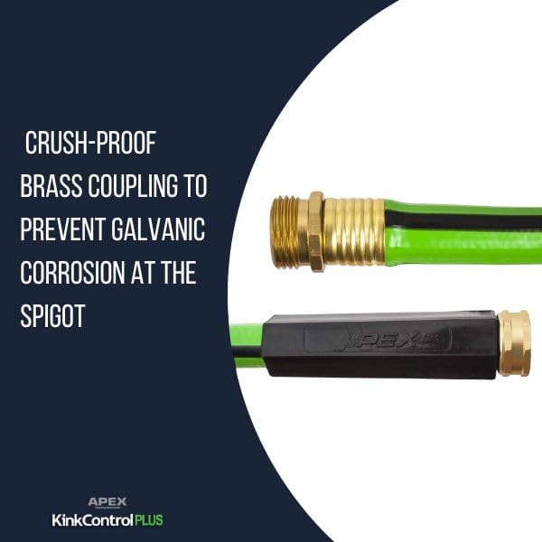 Kink Control Plus Water Hose 25ft - High Burst Strength and Superior Flexibility Garden Hoses,Outdoor Hose with Kink Resistance,Triple Frame Technology,Made in USA.,(Pack of 5) - Image 4