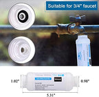 4 Pieces Calcium Inhibitor Filter, Misting System Protector for Mist Nozzle - Image 2