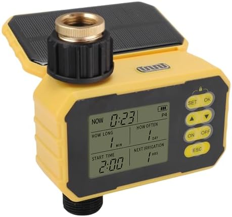 Sprinkler Timer with Brass Inlet, Smart Solar WiFi Water Timer for Garden Hose, No Need Hub, Rain Delay Auto Manual Override, APP Remote Control, Ideal for Garden - Image 7