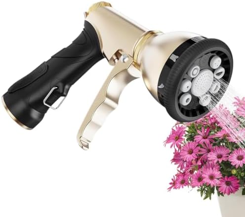 High Pressure Garden Hose Nozzle - 9-Modes Automotive Portable Sprayer - Image 7