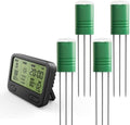 Nexuslab Wireless Soil Moisture Meter with LCD Receiver – 3‑Probe 3‑in‑1 Sensor (Moisture, Temperature, Light), 230 ft RF Range, Waterproof, Long Battery Life for Indoor/Outdoor Plants and Gardens by NexusLab