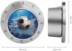 Soccer Ball Water Digital Timer for Kids Stainless Steel Mechanical Kitchen Timer Sleek Cooking Timer 60 Minute Cute Countdown Timer for Baking Cooking Home Kitchen Gift - Image 2