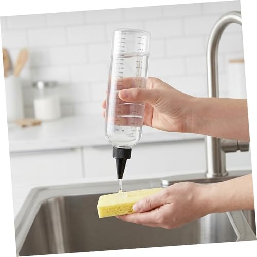 GALPADA 8pcs Oz Graduated Plastic Squeeze Bottle with Pet Material and Precise Dispensing for Kitchen Use, Reusable and Easy to Clean Oil and Sauce Applicator - Image 5