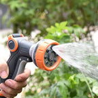 Xiaochen Heavy Duty Adjustable Garden Hose Nozzle Multifunction Lawn Garage Patio Plant Water Hose Nozzle Sprayer Car Wash Outdoor Garden Pet Bathing Flow Controls Home Handheld - Image 4