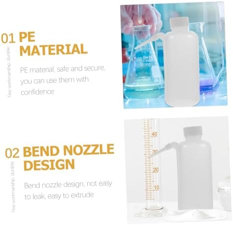 IMIKEYA Lab Squeeze Bottles 4pcs Plastic Pe Safety Wash Bottles Sprayer Alcohol Containers - Image 7
