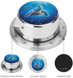 Stainless Steel Timer Turtle in Blue Water Printed Kitchen Timers for Cooking Mechanical Kitchen Timer Multi-Functional Timer for Home Baking Cooking - Image 3