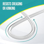 Vinyl Hose, 1/4 Tubing, 1/4” ID x 3/8” OD, Clear Tubing, Clear Hose, 100FT - Image 5