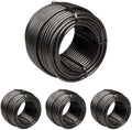 Rain Bird T22-100S Drip Irrigation 1/4" Blank Distribution Tubing, 100' Roll, Black (Pack of 4) by RainBird