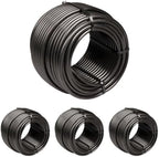 Rain Bird T22-100S Drip Irrigation 1/4" Blank Distribution Tubing, 100' Roll, Black (Pack of 4) by RainBird