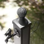 Outdoor Vintage Column Faucet, Freestanding Hose Holder, Vertical Garden Water Column, Yard Hydrant for Washing Cars and Watering(114cm/44.9in) - Image 7